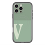 スリムプロテクションプレミアムケース with MagSafe［ オリジナル - initial two tone - V green ］