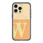 スリムプロテクションプレミアムケース with MagSafe［ オリジナル - initial two tone - W orange ］
