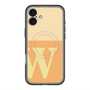 スリムプロテクションプレミアムケース with MagSafe［ オリジナル - initial two tone - W orange ］