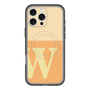 スリムプロテクションプレミアムケース with MagSafe［ オリジナル - initial two tone - W orange ］