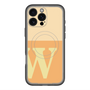 スリムプロテクションプレミアムケース with MagSafe［ オリジナル - initial two tone - W orange ］