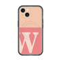 スリムプロテクションプレミアムケース with MagSafe［ オリジナル - initial two tone - W pink ］