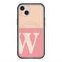 スリムプロテクションプレミアムケース with MagSafe［ オリジナル - initial two tone - W pink ］