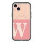 スリムプロテクションプレミアムケース with MagSafe［ オリジナル - initial two tone - W pink ］