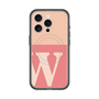 スリムプロテクションプレミアムケース with MagSafe［ オリジナル - initial two tone - W pink ］