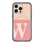 スリムプロテクションプレミアムケース with MagSafe［ オリジナル - initial two tone - W pink ］