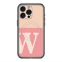 スリムプロテクションプレミアムケース with MagSafe［ オリジナル - initial two tone - W pink ］