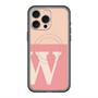 スリムプロテクションプレミアムケース with MagSafe［ オリジナル - initial two tone - W pink ］