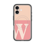 スリムプロテクションプレミアムケース with MagSafe［ オリジナル - initial two tone - W pink ］