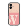 スリムプロテクションプレミアムケース with MagSafe［ オリジナル - initial two tone - W pink ］
