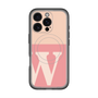 スリムプロテクションプレミアムケース with MagSafe［ オリジナル - initial two tone - W pink ］