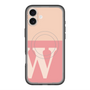 スリムプロテクションプレミアムケース with MagSafe［ オリジナル - initial two tone - W pink ］