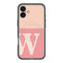 スリムプロテクションプレミアムケース with MagSafe［ オリジナル - initial two tone - W pink ］