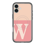 スリムプロテクションプレミアムケース with MagSafe［ オリジナル - initial two tone - W pink ］