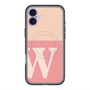 スリムプロテクションプレミアムケース with MagSafe［ オリジナル - initial two tone - W pink ］