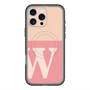 スリムプロテクションプレミアムケース with MagSafe［ オリジナル - initial two tone - W pink ］