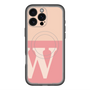 スリムプロテクションプレミアムケース with MagSafe［ オリジナル - initial two tone - W pink ］