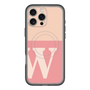 スリムプロテクションプレミアムケース with MagSafe［ オリジナル - initial two tone - W pink ］