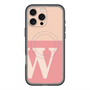 スリムプロテクションプレミアムケース with MagSafe［ オリジナル - initial two tone - W pink ］