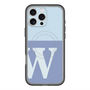 スリムプロテクションプレミアムケース with MagSafe［ オリジナル - initial two tone - W blue ］