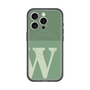 スリムプロテクションプレミアムケース with MagSafe［ オリジナル - initial two tone - W green ］
