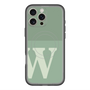 スリムプロテクションプレミアムケース with MagSafe［ オリジナル - initial two tone - W green ］
