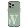 スリムプロテクションプレミアムケース with MagSafe［ オリジナル - initial two tone - W green ］