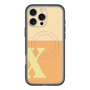 スリムプロテクションプレミアムケース with MagSafe［ オリジナル - initial two tone - X orange ］