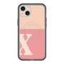 スリムプロテクションプレミアムケース with MagSafe［ オリジナル - initial two tone - X pink ］