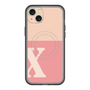 スリムプロテクションプレミアムケース with MagSafe［ オリジナル - initial two tone - X pink ］