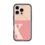 スリムプロテクションプレミアムケース with MagSafe［ オリジナル - initial two tone - X pink ］
