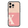 スリムプロテクションプレミアムケース with MagSafe［ オリジナル - initial two tone - X pink ］