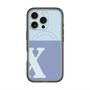 スリムプロテクションプレミアムケース with MagSafe［ オリジナル - initial two tone - X blue ］