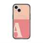 スリムプロテクションプレミアムケース with MagSafe［ オリジナル - initial two tone - A pink ］