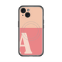 スリムプロテクションプレミアムケース with MagSafe［ オリジナル - initial two tone - A pink ］