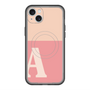 スリムプロテクションプレミアムケース with MagSafe［ オリジナル - initial two tone - A pink ］