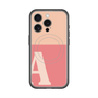 スリムプロテクションプレミアムケース with MagSafe［ オリジナル - initial two tone - A pink ］