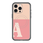 スリムプロテクションプレミアムケース with MagSafe［ オリジナル - initial two tone - A pink ］