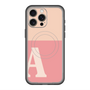スリムプロテクションプレミアムケース with MagSafe［ オリジナル - initial two tone - A pink ］