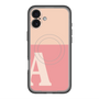 スリムプロテクションプレミアムケース with MagSafe［ オリジナル - initial two tone - A pink ］