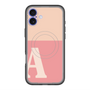 スリムプロテクションプレミアムケース with MagSafe［ オリジナル - initial two tone - A pink ］