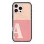 スリムプロテクションプレミアムケース with MagSafe［ オリジナル - initial two tone - A pink ］