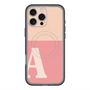 スリムプロテクションプレミアムケース with MagSafe［ オリジナル - initial two tone - A pink ］