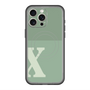 スリムプロテクションプレミアムケース with MagSafe［ オリジナル - initial two tone - X green ］