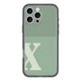 スリムプロテクションプレミアムケース with MagSafe［ オリジナル - initial two tone - X green ］