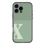 スリムプロテクションプレミアムケース with MagSafe［ オリジナル - initial two tone - X green ］