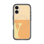 スリムプロテクションプレミアムケース with MagSafe［ オリジナル - initial two tone - Y orange ］