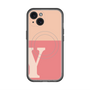 スリムプロテクションプレミアムケース with MagSafe［ オリジナル - initial two tone - Y pink ］