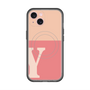 スリムプロテクションプレミアムケース with MagSafe［ オリジナル - initial two tone - Y pink ］