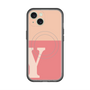 スリムプロテクションプレミアムケース with MagSafe［ オリジナル - initial two tone - Y pink ］